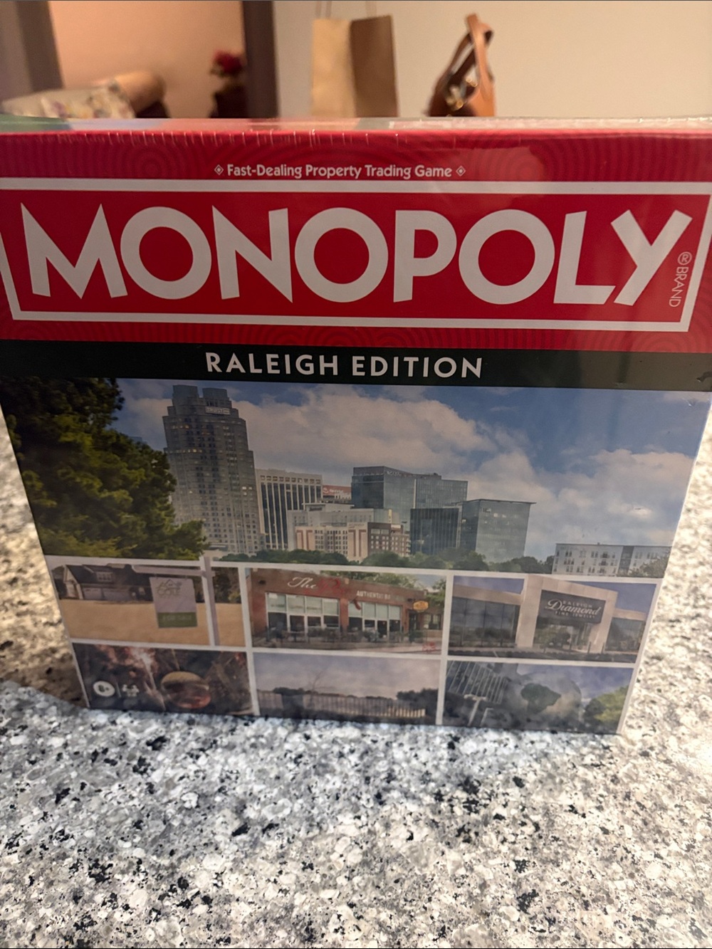 Monopoly Raleigh Edition Board Game - Monopoly Brand, Red